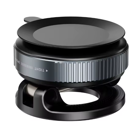 Support de Téléphone Magnétique avec Ventouse à Vide & Aimants Puissants – Rotation 360° Universelle Compatible iPhone et Smartphones